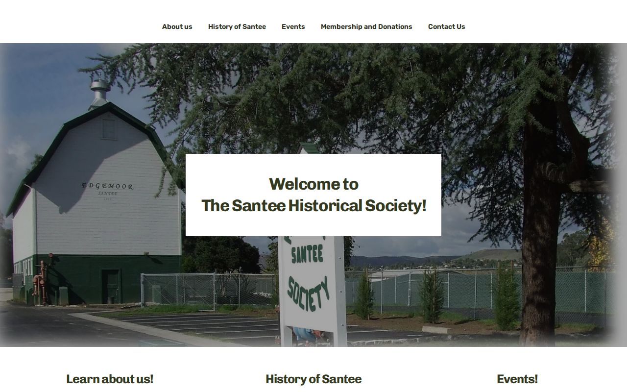 Santee city directory Historical Society collection