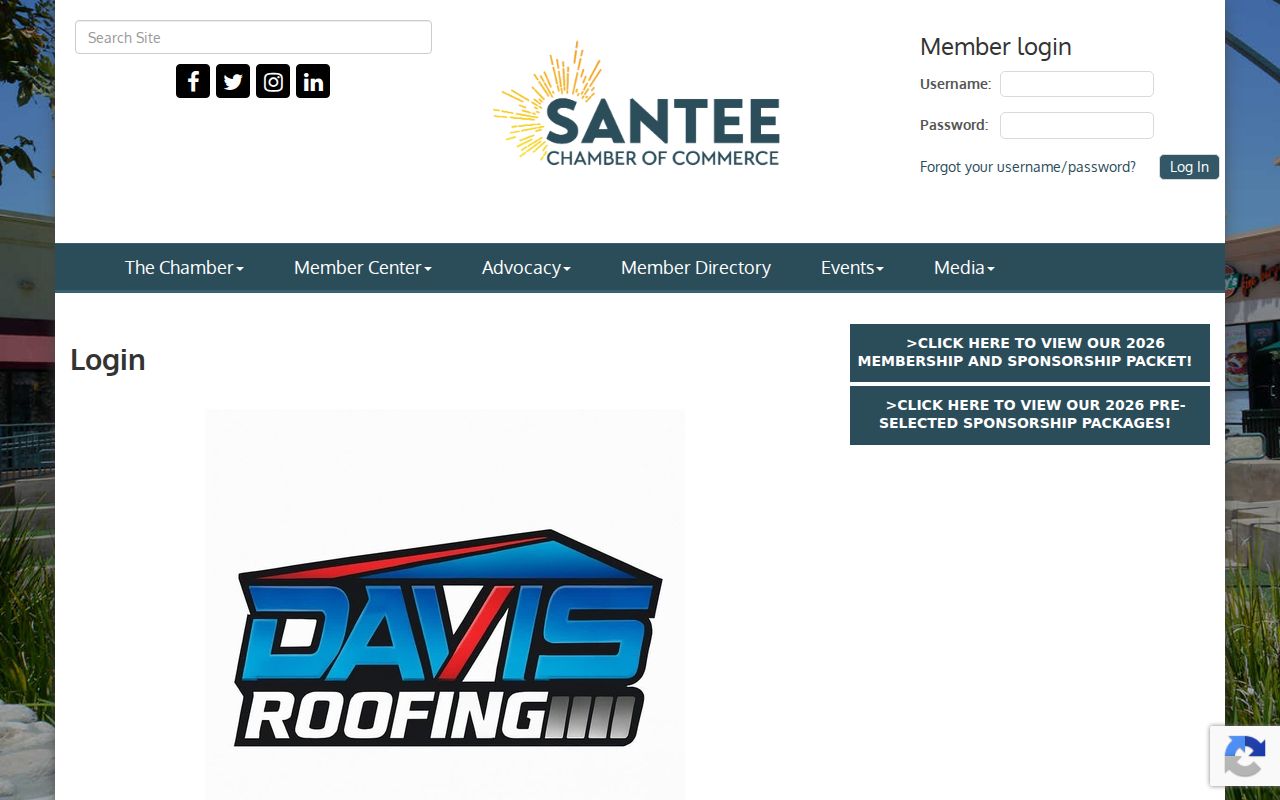 Santee neighbors Chamber community directory